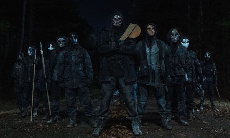 Las imágenes de BTS de la temporada 11 de Walking Dead muestran máscaras y disfraces de Reaper en detalle