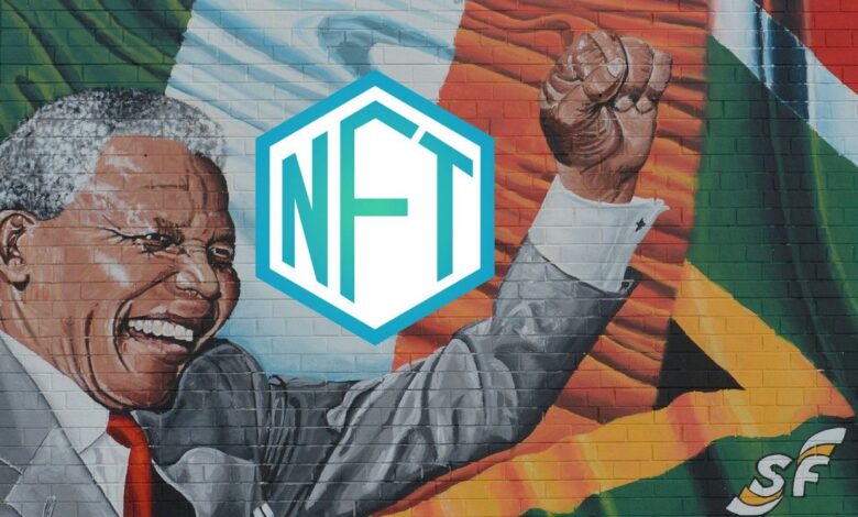 Las pinturas de Nelson Mandela se venden como NFT