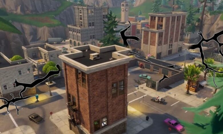 Las torres inclinadas de Fortnite podrían destruirse nuevamente según los mineros de datos