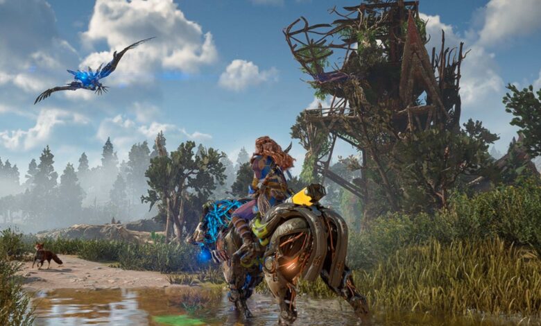 Las trampas verticales de Horizon Forbidden West hacen que el combate sea aún mejor