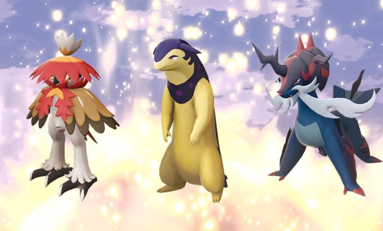 Legends: Arceus - Pokémon principiante Mejores evoluciones finales