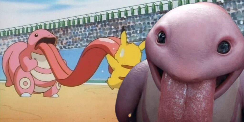 Lickitung impreso en 3D de Pokémon Fan presenta una lengua retráctil real