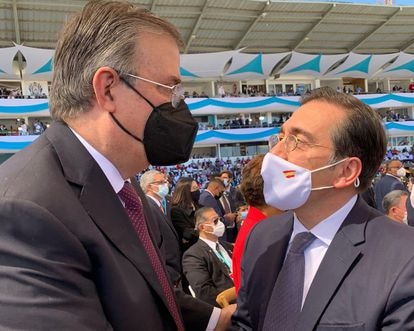 Los cancilleres de México y España conversan tras pedir López Obrador “pausar” las relaciones entre ambos países