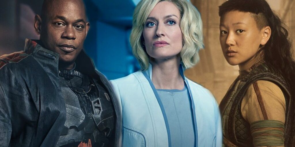 Los carteles de personajes de Halo Show dan una mirada cercana a Soren, Halsey y Kwan