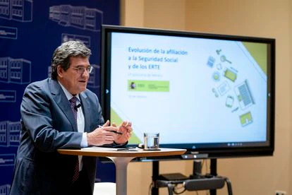 El ministro de Inclusión, Seguridad Social y Migraciones, José Luis Escrivá, el 18 de febrero en Madrid.