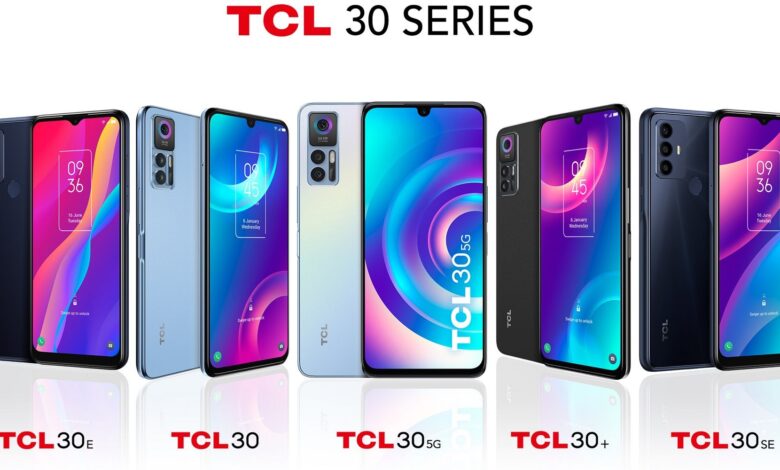 Los teléfonos de la serie TCL 30 llegan con cámaras de 50 MP con un presupuesto ajustado