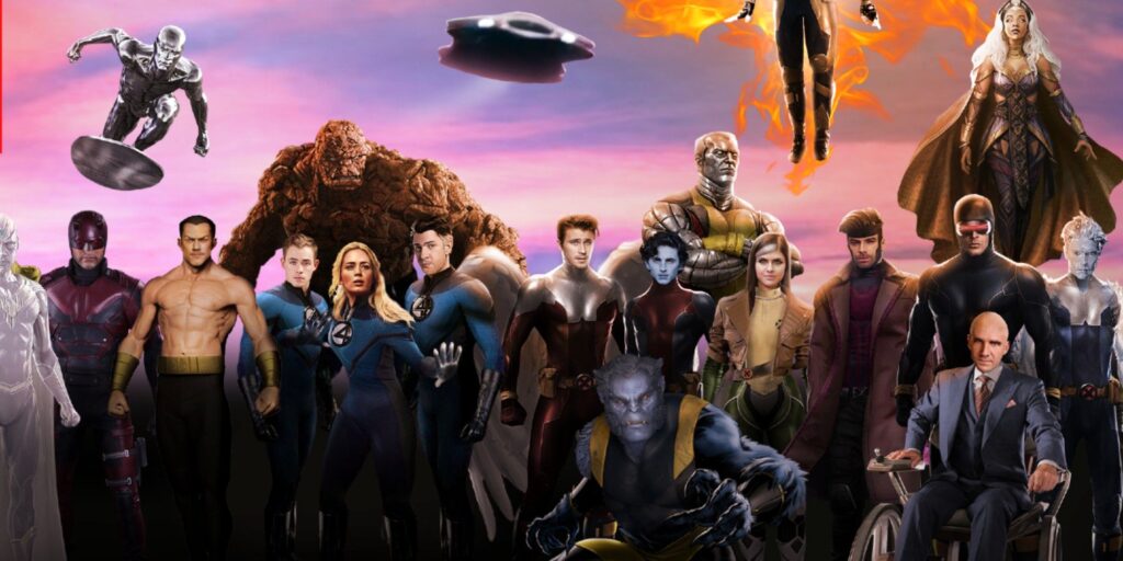 MCU Art imagina una nueva alineación de héroes de Marvel, incluidos X-Men y Fantastic 4