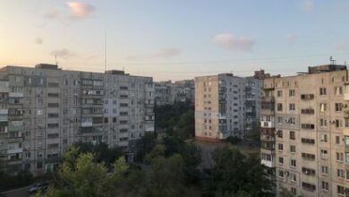 Mariupol, desde la ventana de mi abuela hace un par de años.
