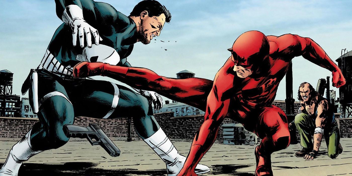 Marvel demostró que The Punisher es patético al darle armas a Daredevil