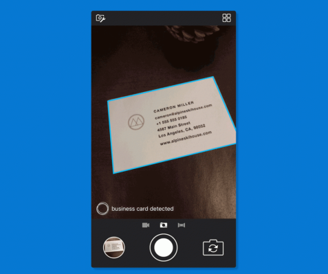 Microsoft Pix can scan business cards to your contacts, find people on LinkedIn