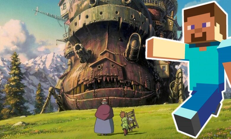 Minecraft Howl's Moving Castle Build es una obra maestra de Studio Ghibli