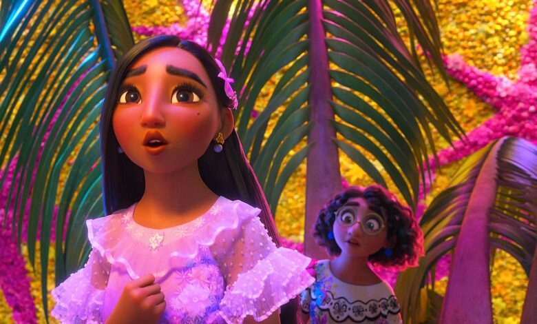 Mirabel & Isabela Lookalikes Recreate Movie Scene In Encanto TikTok Video