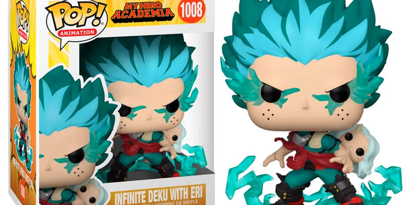 My Hero Academia Funko Pop muestra a Deku en Infinite 100% Power con Eri