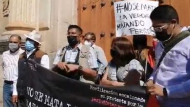 “No nos callarán”: periodistas oaxaqueños protestan tras el asesinato de Heber López