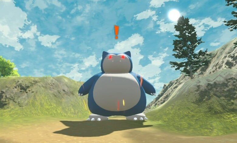 Pokémon Legends: Snorlax de Arceus es más rápido que Sonic en el clip de juego