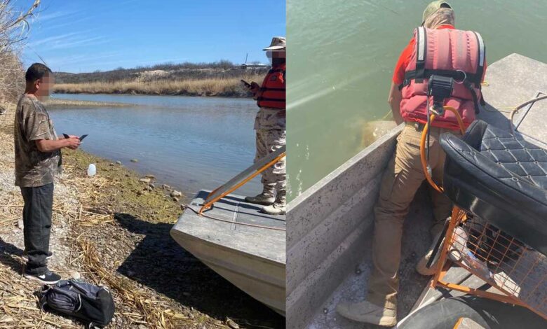 Recuperan cadáver de migrante flotando en el río Bravo