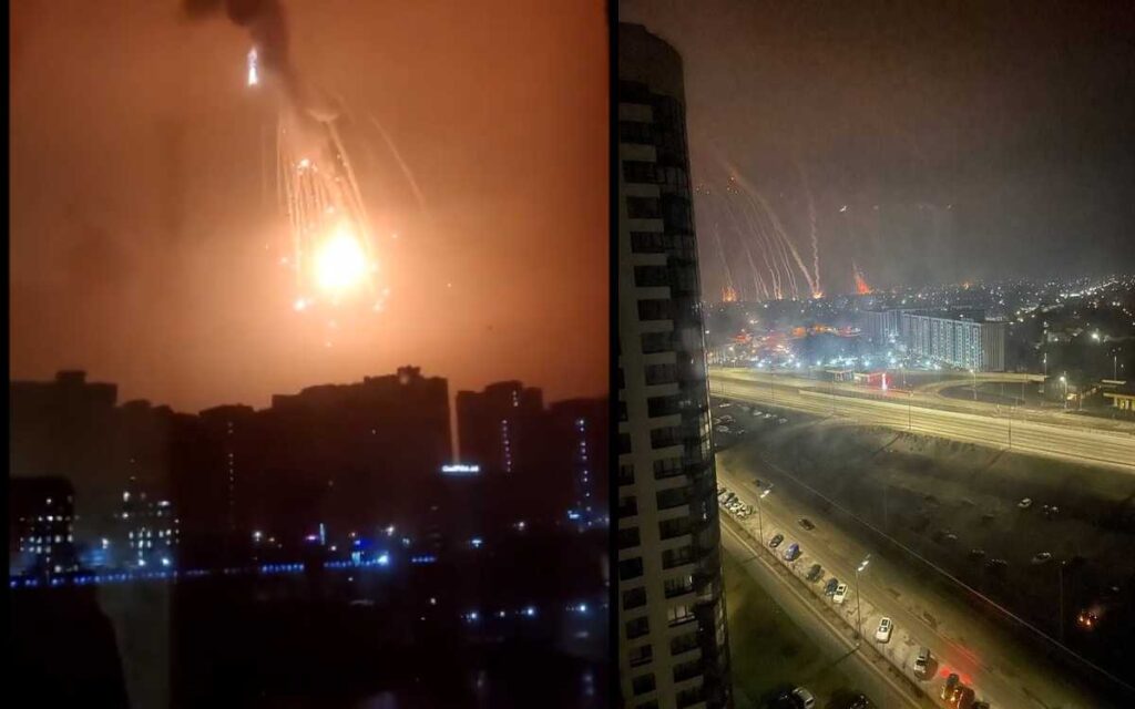 Reportan ataque con misiles en Kiev; explosiones en la capital de Ucrania