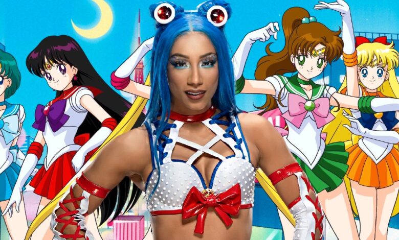 Sasha Banks de WWE se transforma en Sailor Moon en Magical New Fan Art