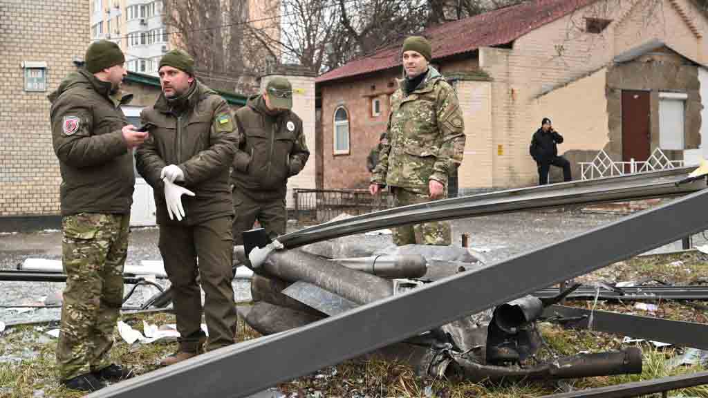 Se escuchan explosiones en Kiev mientras Rusia ataca a Ucrania
