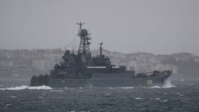 Seis buques de guerra rusos van rumbo al Mar Negro para realizar ejercicios
