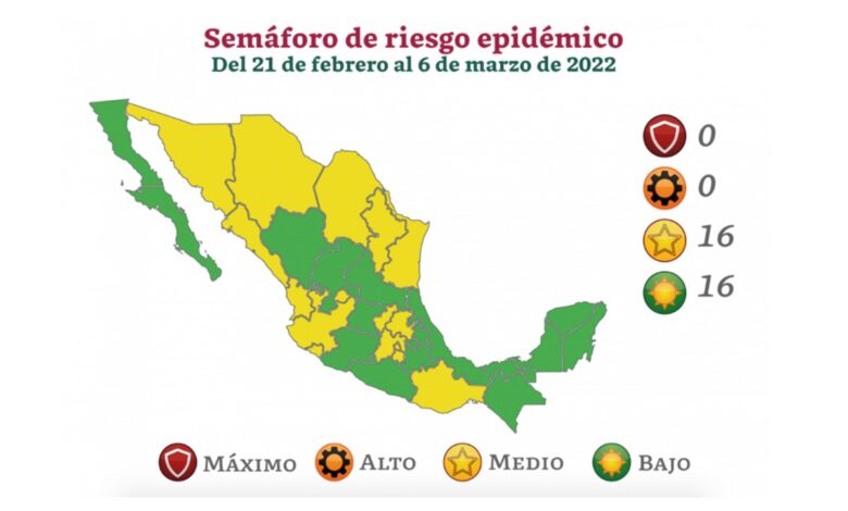 Semáforo Covid | México se pinta de amarillo y verde