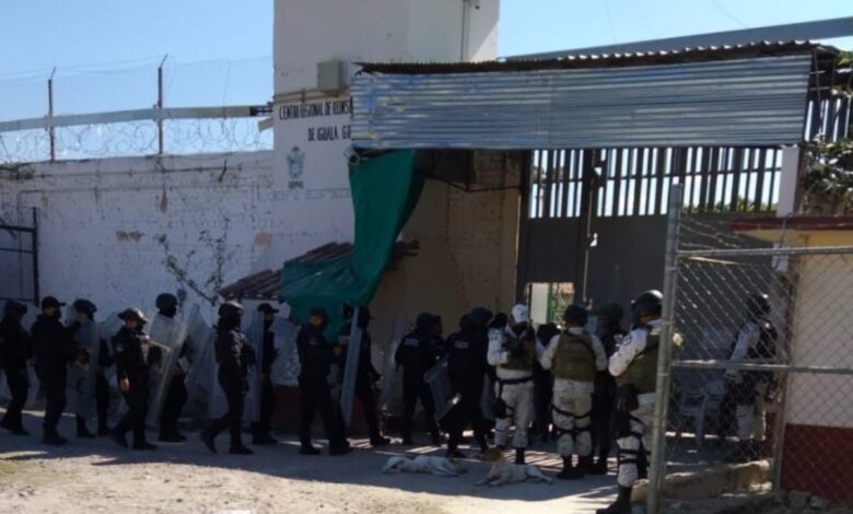 Siete heridos por riña en penal de Iguala, Guerrero