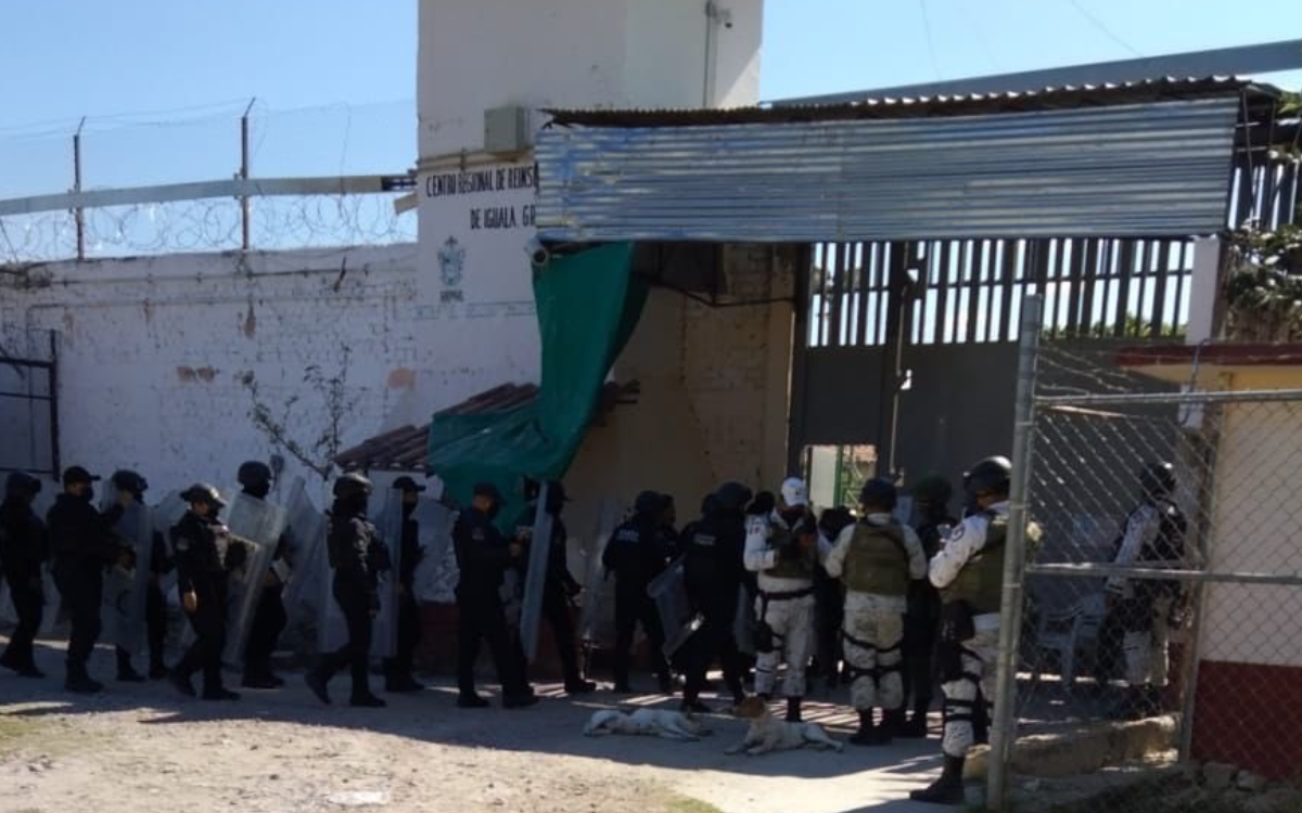Siete heridos por riña en penal de Iguala, Guerrero