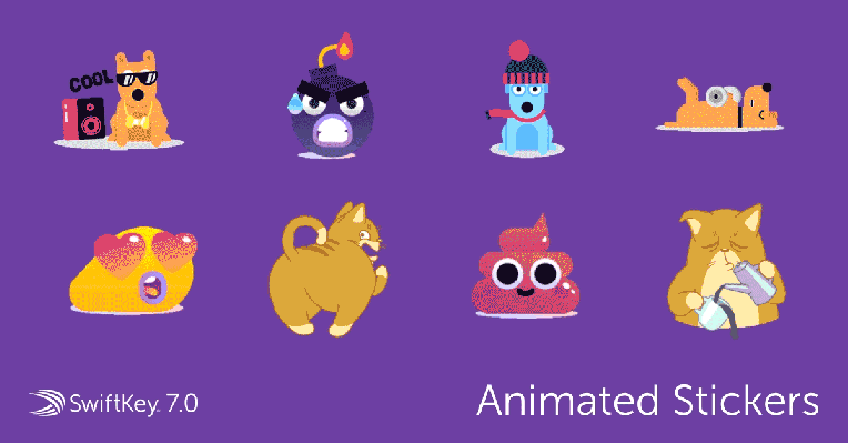 SwiftKey gets stickers