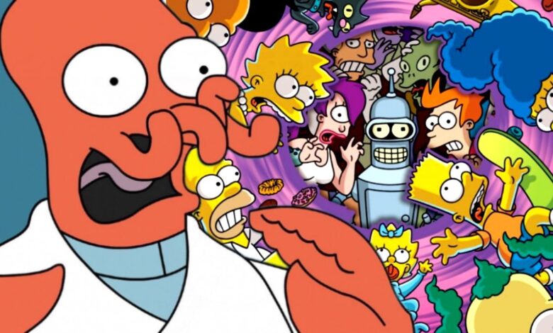 The Simpsons/Futurama Crossover reveló la divertida forma humana de Zoidberg