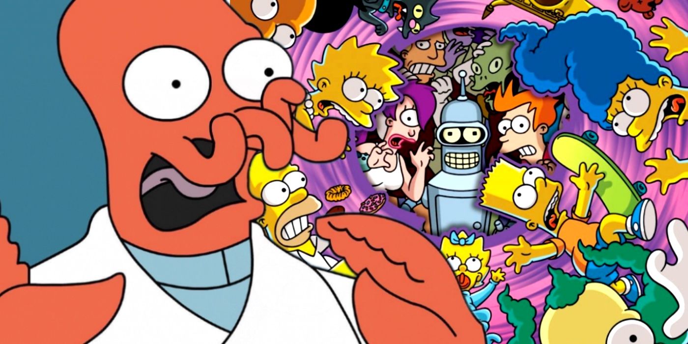 The Simpsons/Futurama Crossover reveló la divertida forma humana de Zoidberg
