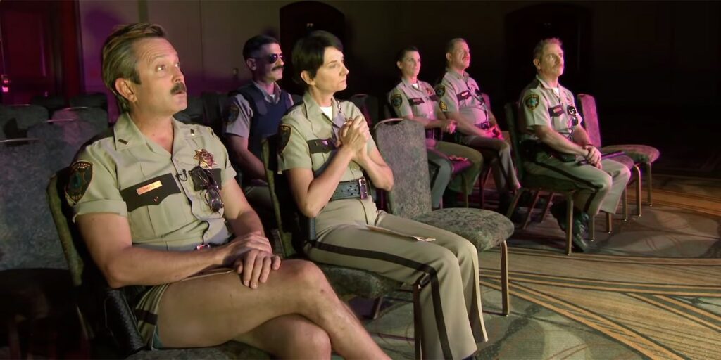 Thomas Lennon, R. Ben Garant y Kerri Kenney-Silver Entrevista: RENO 911! desfinanciado