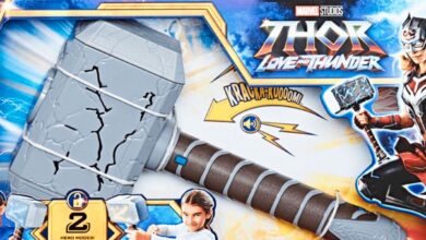 Thor: Love & Thunder Merch revela una mirada más cercana al nuevo Mjolnir