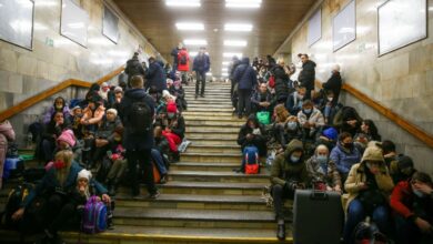 Toque de queda en Kiev; habilitan las estaciones del metro como refugios