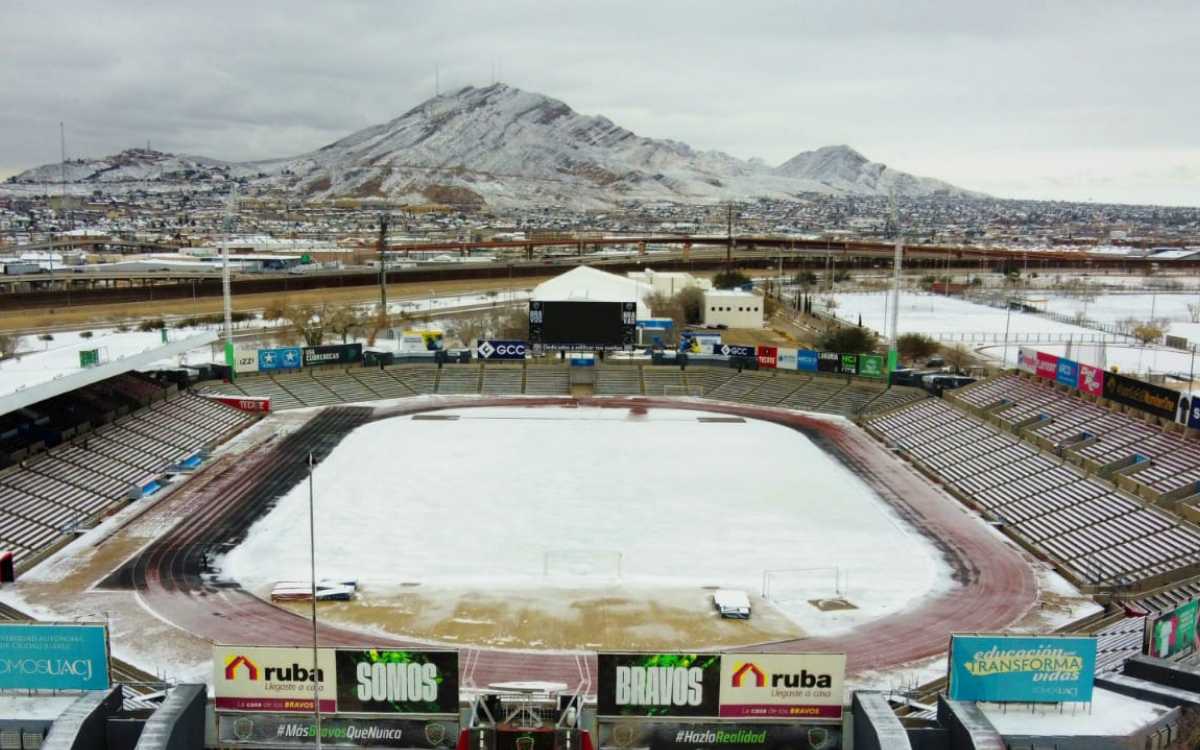 Tormenta Invernal: Posponen el partido Juárez vs Chivas por bajas temperaturas