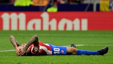 Tropiezan Colchoneros en el Wanda Metropolitano | Video