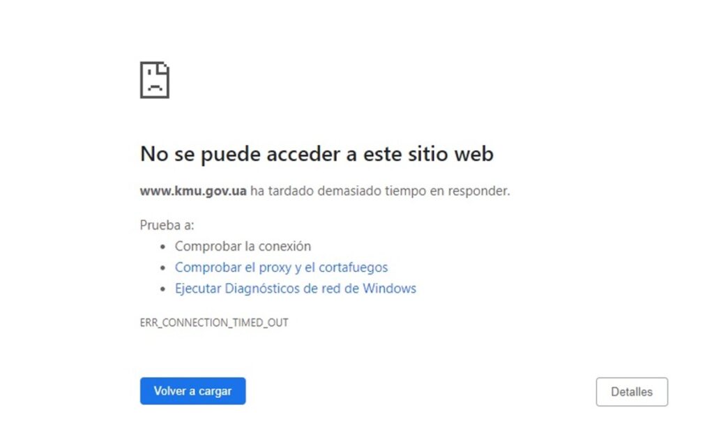 Ucrania reporta otro ataque masivo contra sitios web del Estado y bancos