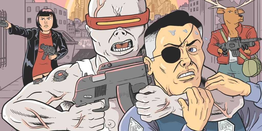 Ultra-Violent Satire Justice Warriors Is RoboCop for 2022