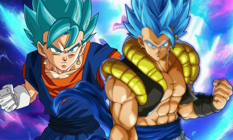 Vegetto de Dragon Ball vs. Lucha contra Gogeta Fusion resuelta en Brutal Fanart