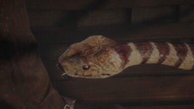 Viaje de pesca de Red Dead Redemption 2 estrellado por presagio de serpiente