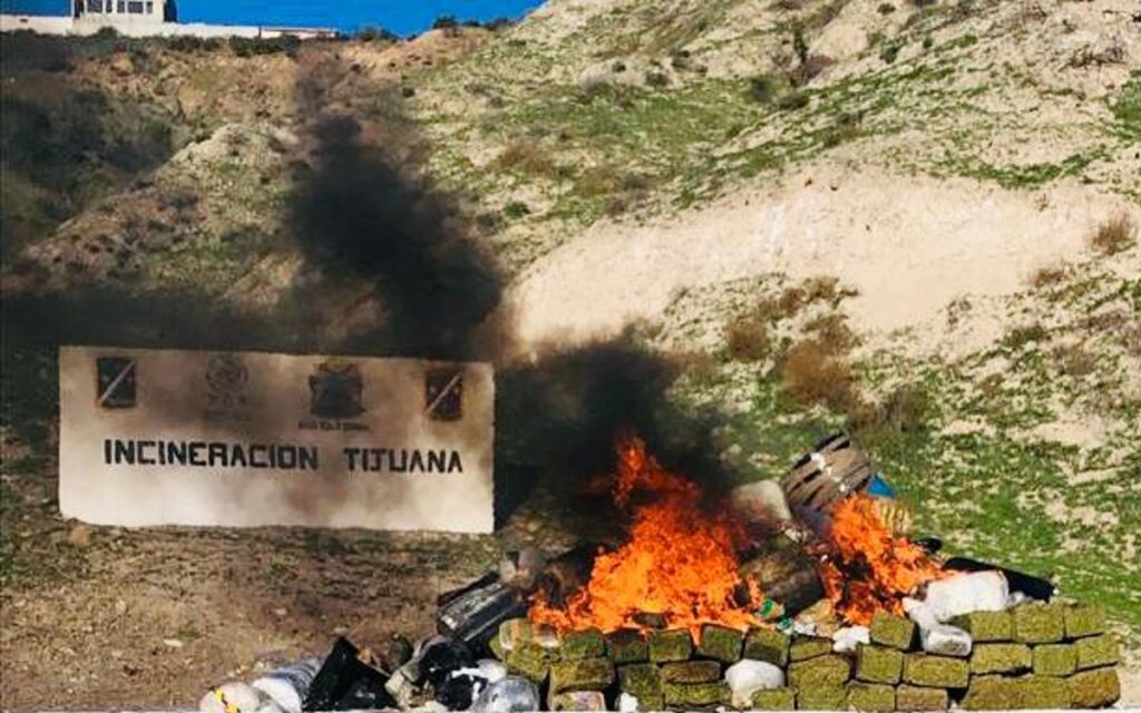 Video: FGR incinera más de siete toneladas de drogas