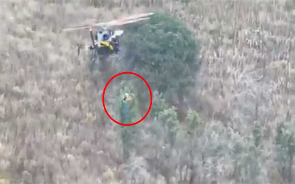 Video: a rapel y en helicóptero, así fue el rescate de una lesionada en CDMX