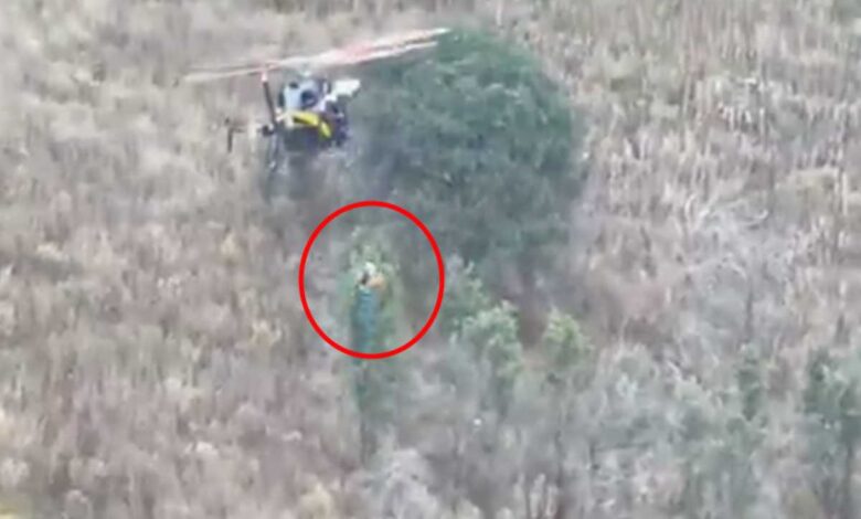 Video: a rapel y en helicóptero, así fue el rescate de una lesionada en CDMX