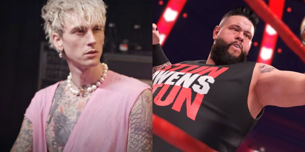 WWE 2K22 te permite Chokeslam Machine Gun Kelly: por qué es un luchador DLC