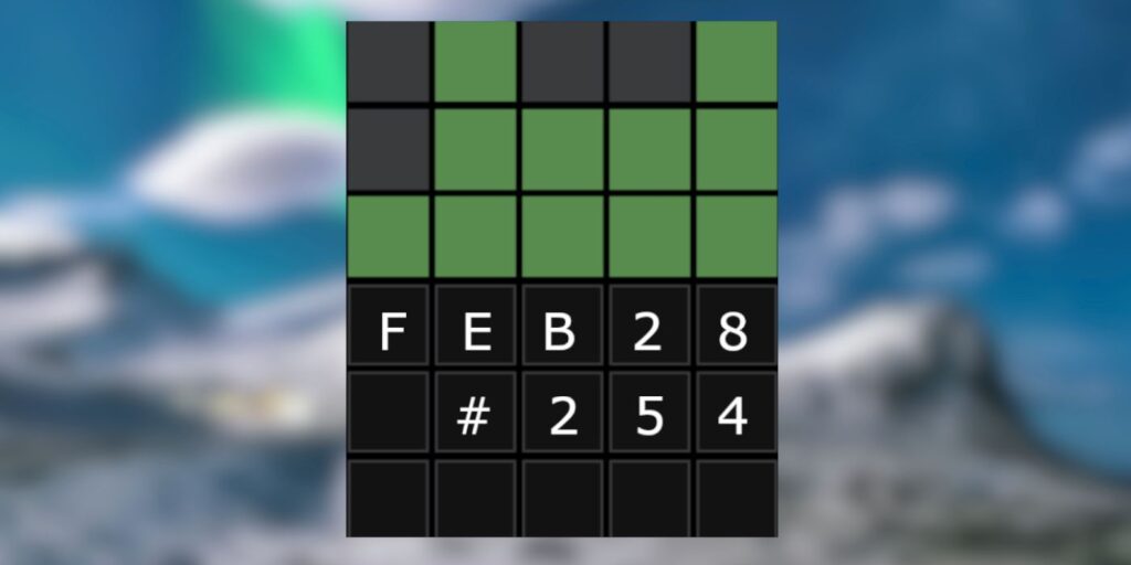 Wordle 254: 28 de febrero de 2022 Respuesta