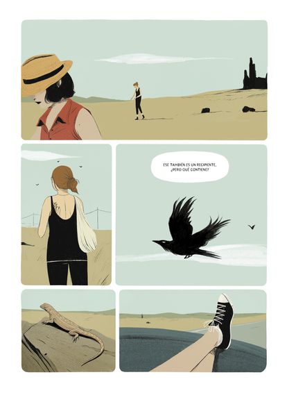 Una página de 'Tótem', de Laura Pérez (Astiberri).