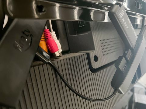 televisión de palo de fuego