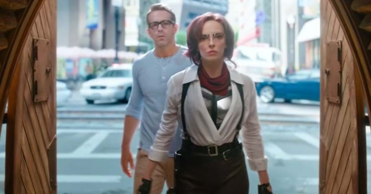 Ryan Reynolds y Jodie Comer, en 'Free Guy'.