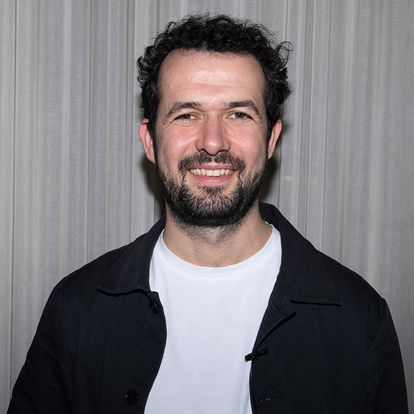 Danish director Jonas Poher Rasmussen is pictured after the 94th Oscars Academy Awards nominations announcement of his film "Flee" shortlisted in the categories best animated, best documentary and best international feature film at the Danish national center for cinema culture (Cinemateket) in Copenhagen, Denmark, on February 8, 2022. (Photo by Claus Bech / Ritzau Scanpix / AFP) / Denmark OUT