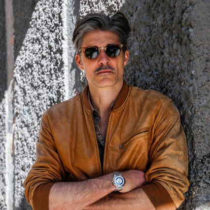 El candidato al Oscar a mejor corto de animación Alberto Mielgo, en Madrid a 18 del 02 de 2022. fotógrafo: Aitor Sol DVD 1094