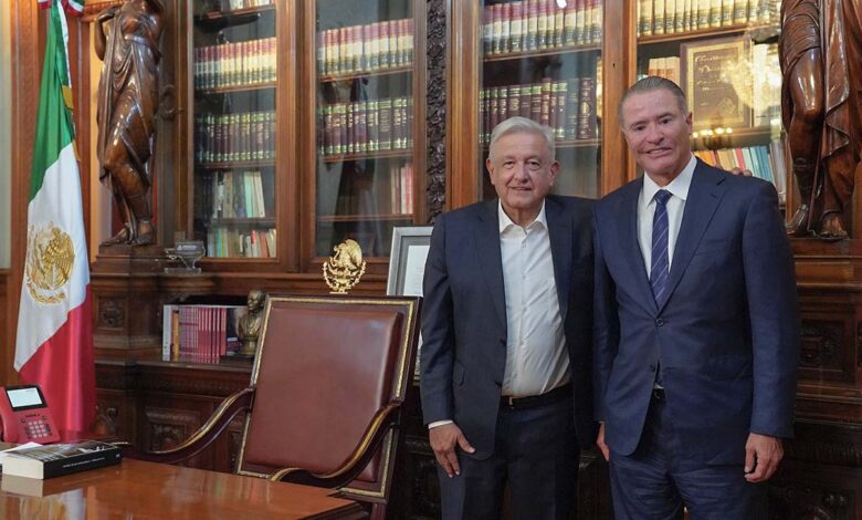 AMLO pide a Quirino Ordaz promover la inversión y la unidad entre México y España